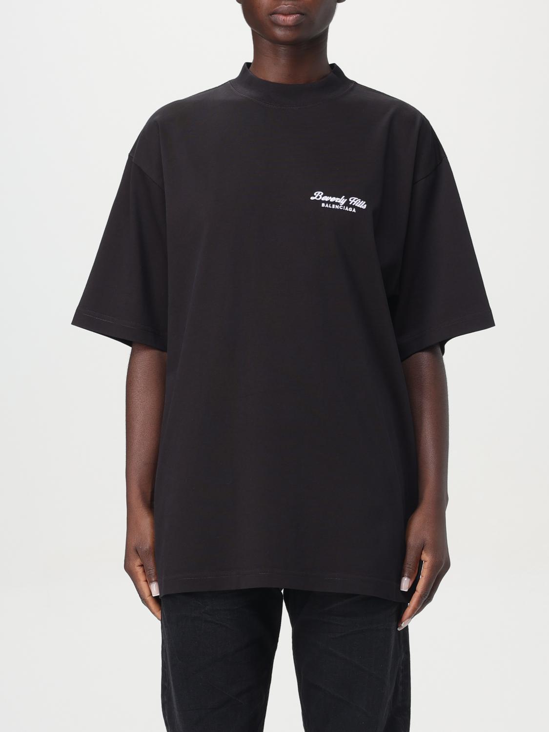 Shop Balenciaga T-shirt  Woman Color Black