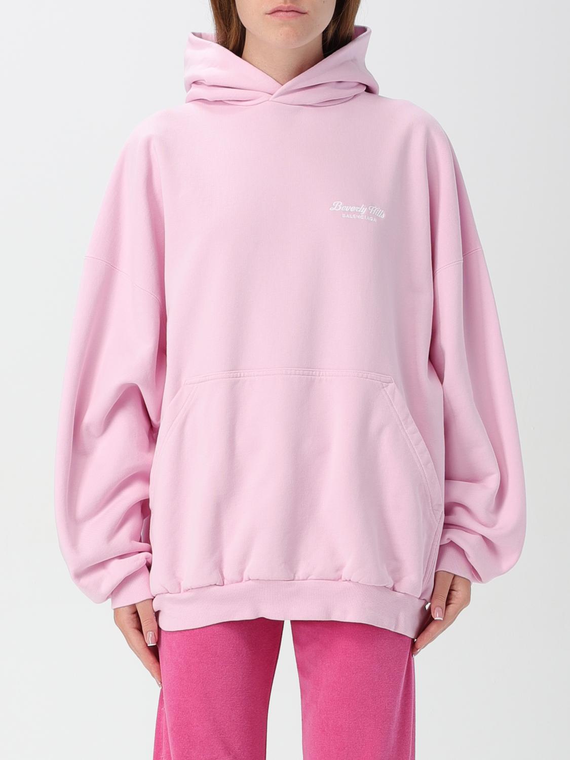 Shop Balenciaga Sweatshirt  Woman Color Pink