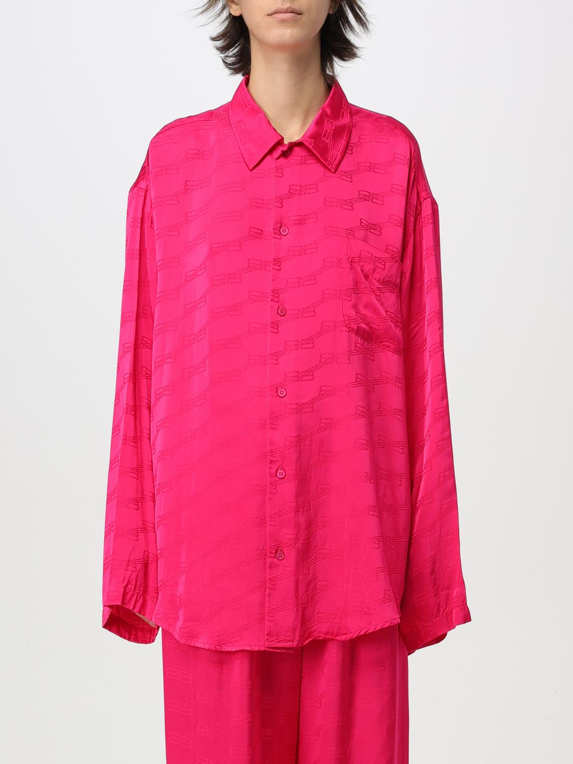 Balenciaga Shirts In Fuchsia