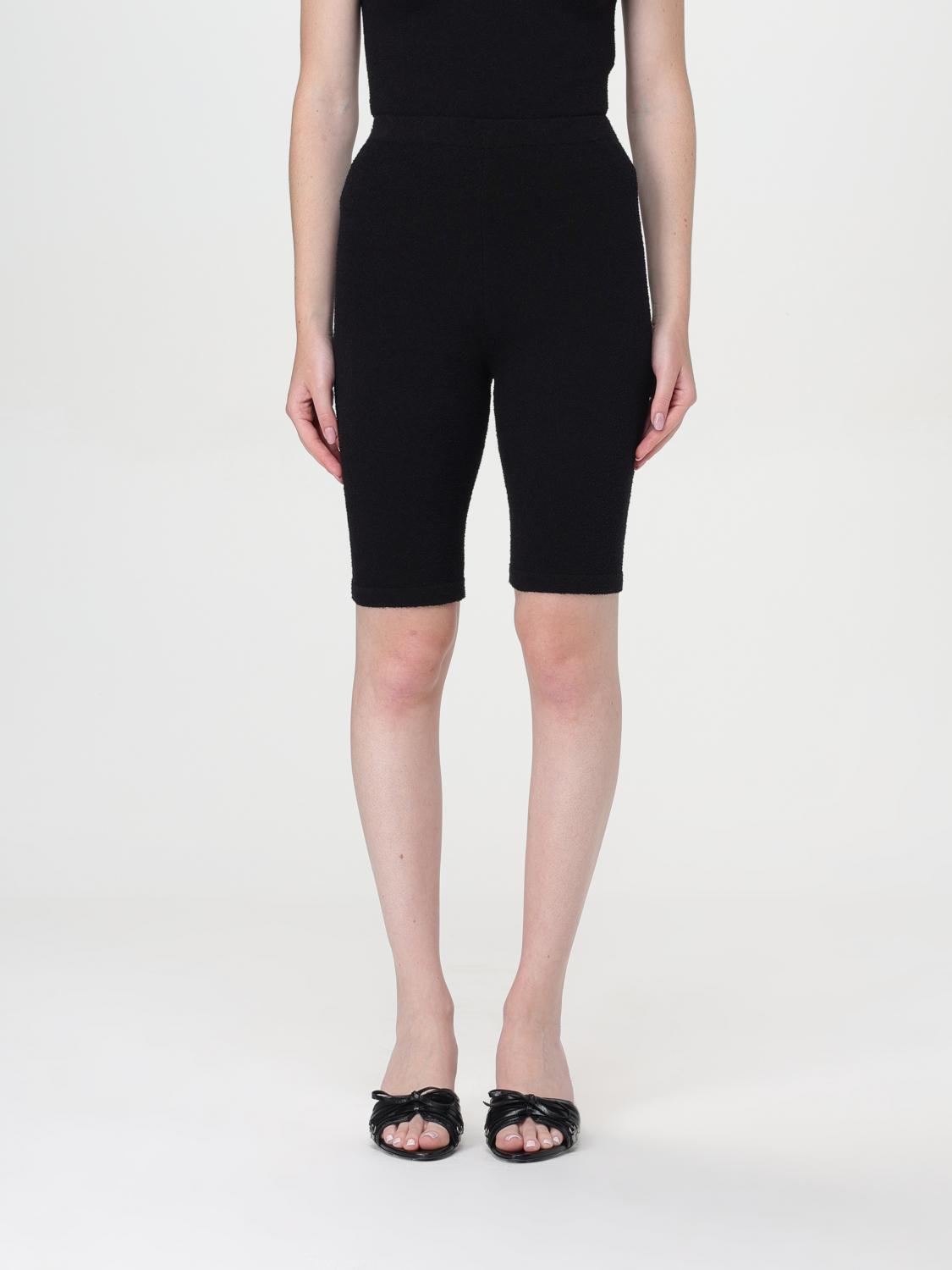 Shop Balenciaga Short  Woman Color Black