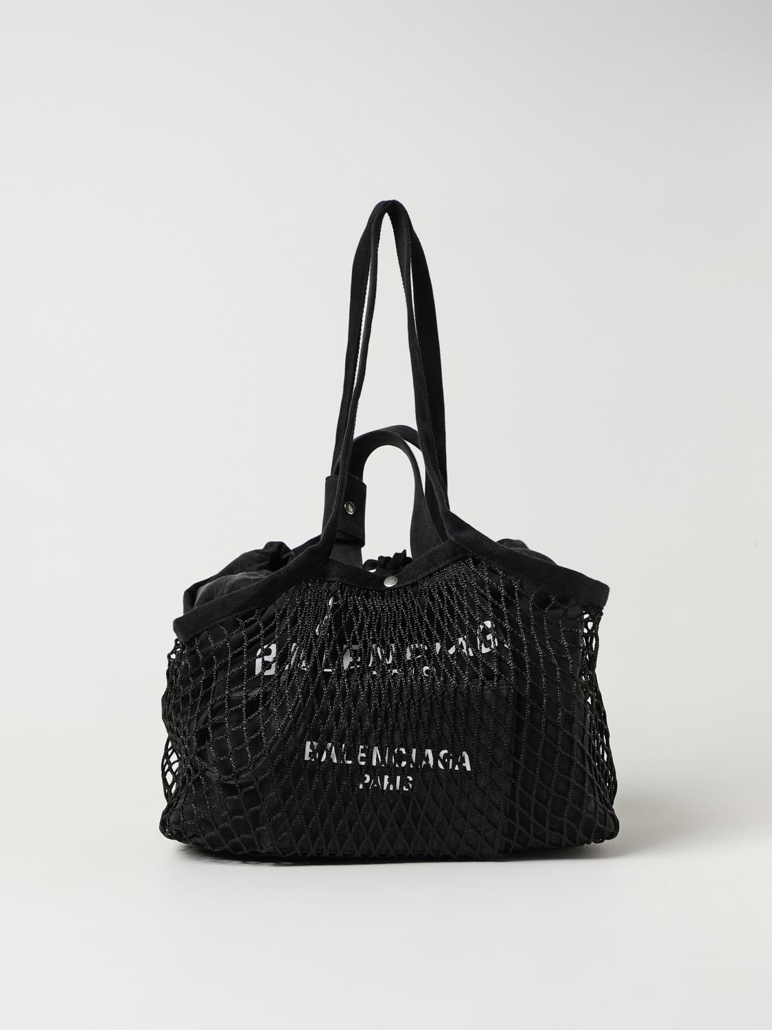 Shop Balenciaga Tote Bags  Woman Color Black In 黑色