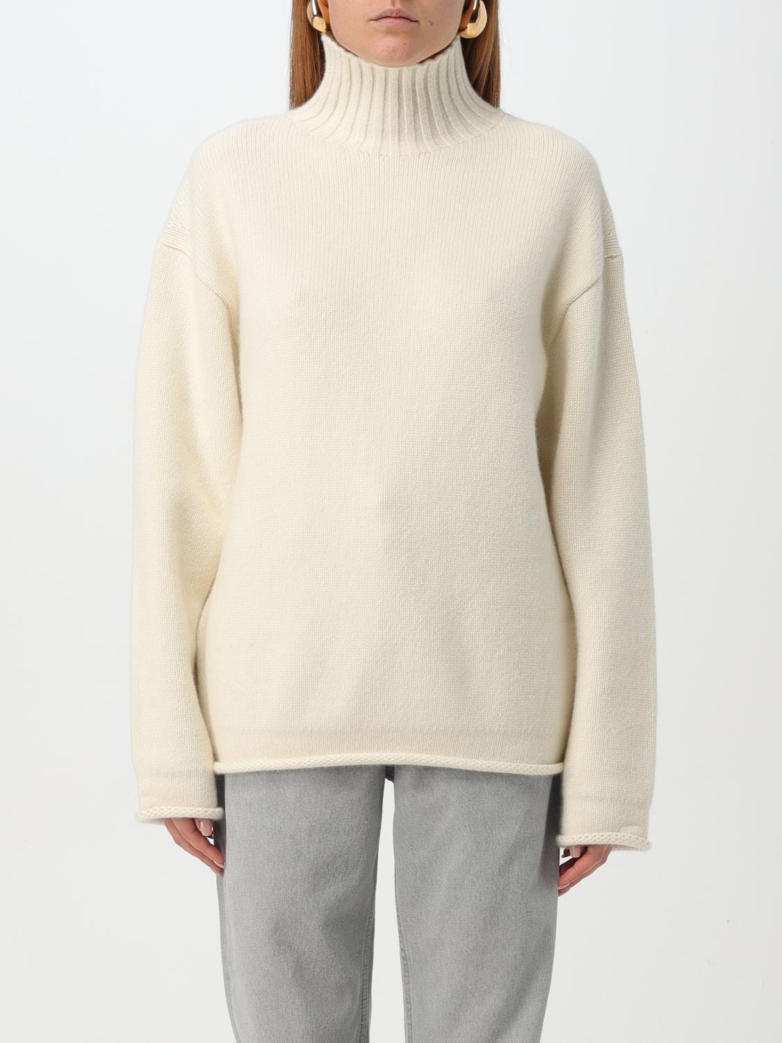 Shop Bottega Veneta Sweater  Woman Color White In Weiss