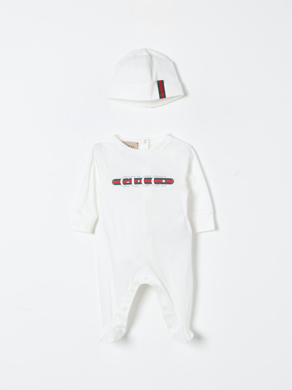GUCCI Baby-Overall Kinder Farbe Weiß