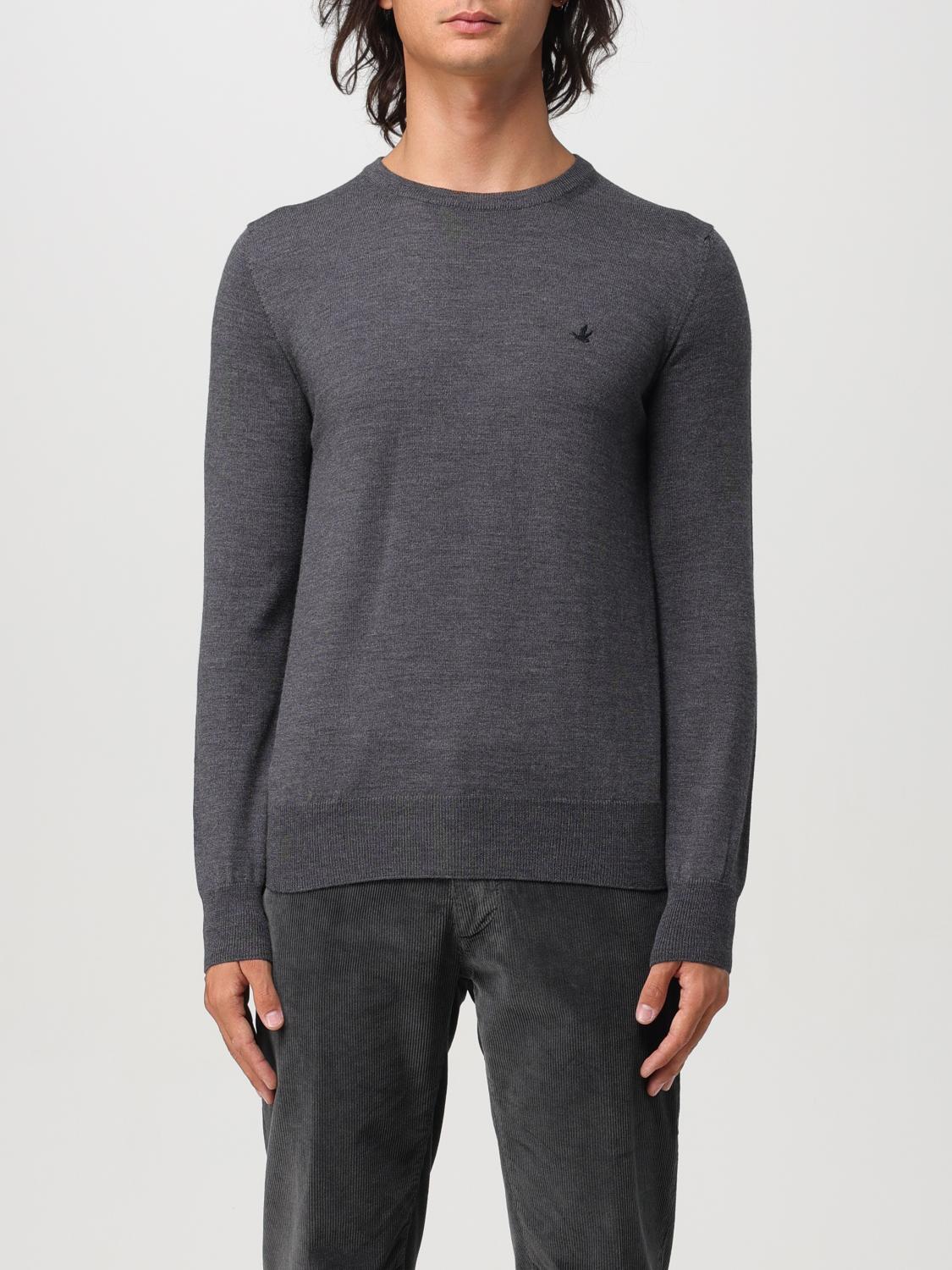 Shop Brooksfield Sweater  Men Color Charcoal