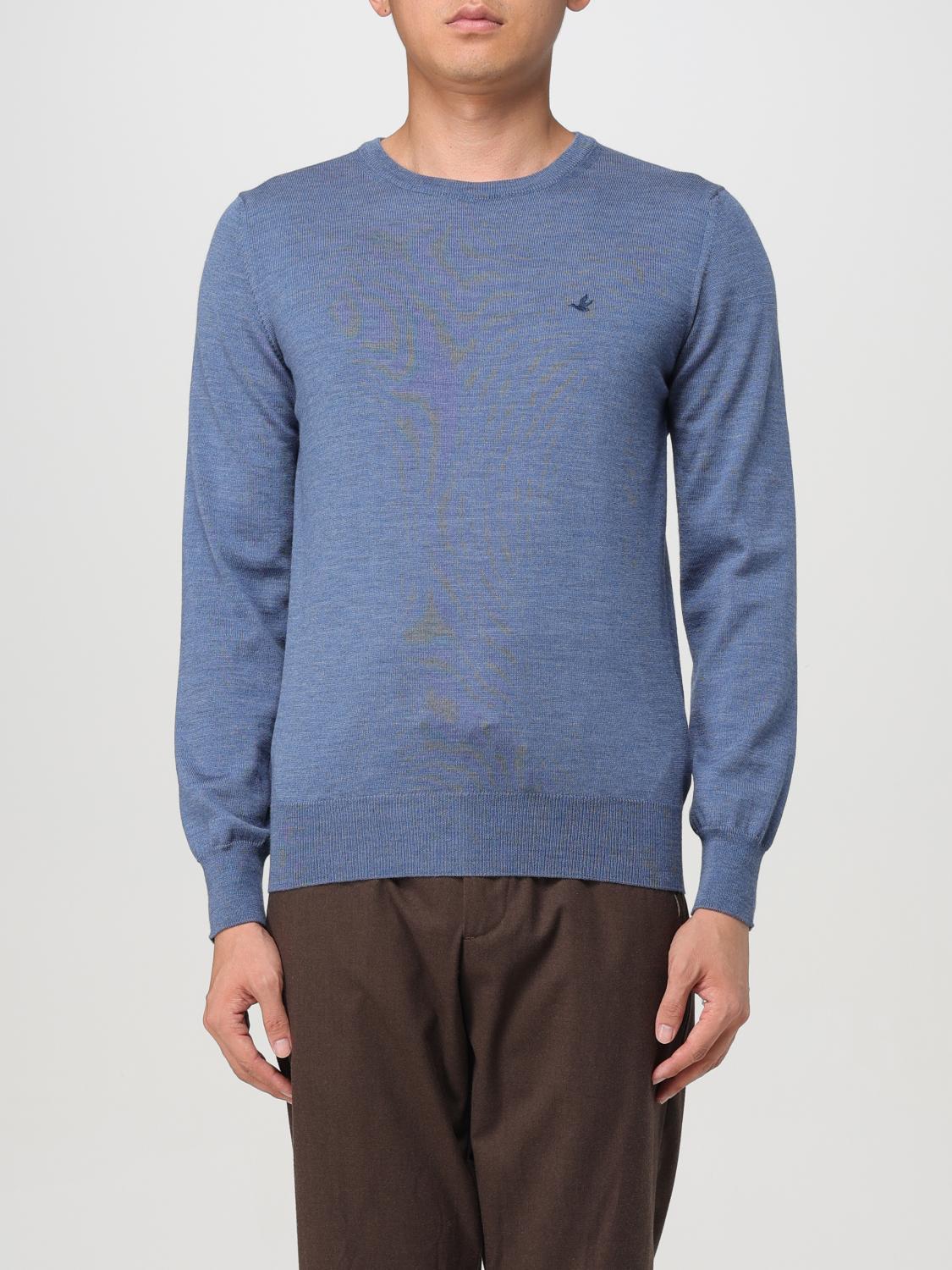 Shop Brooksfield Sweater  Men Color Gnawed Blue 1