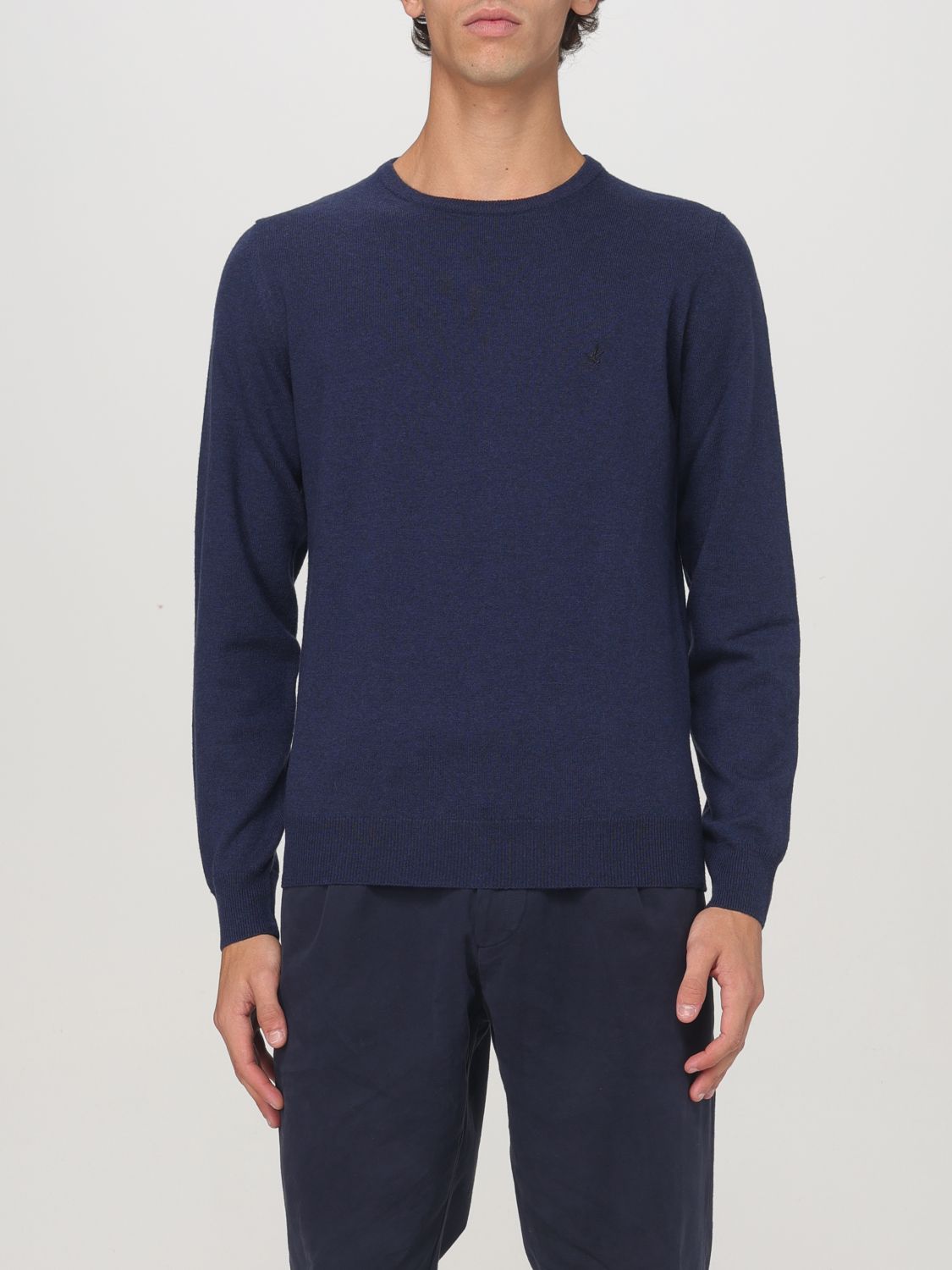 Shop Brooksfield Sweater  Men Color Blue In Blau