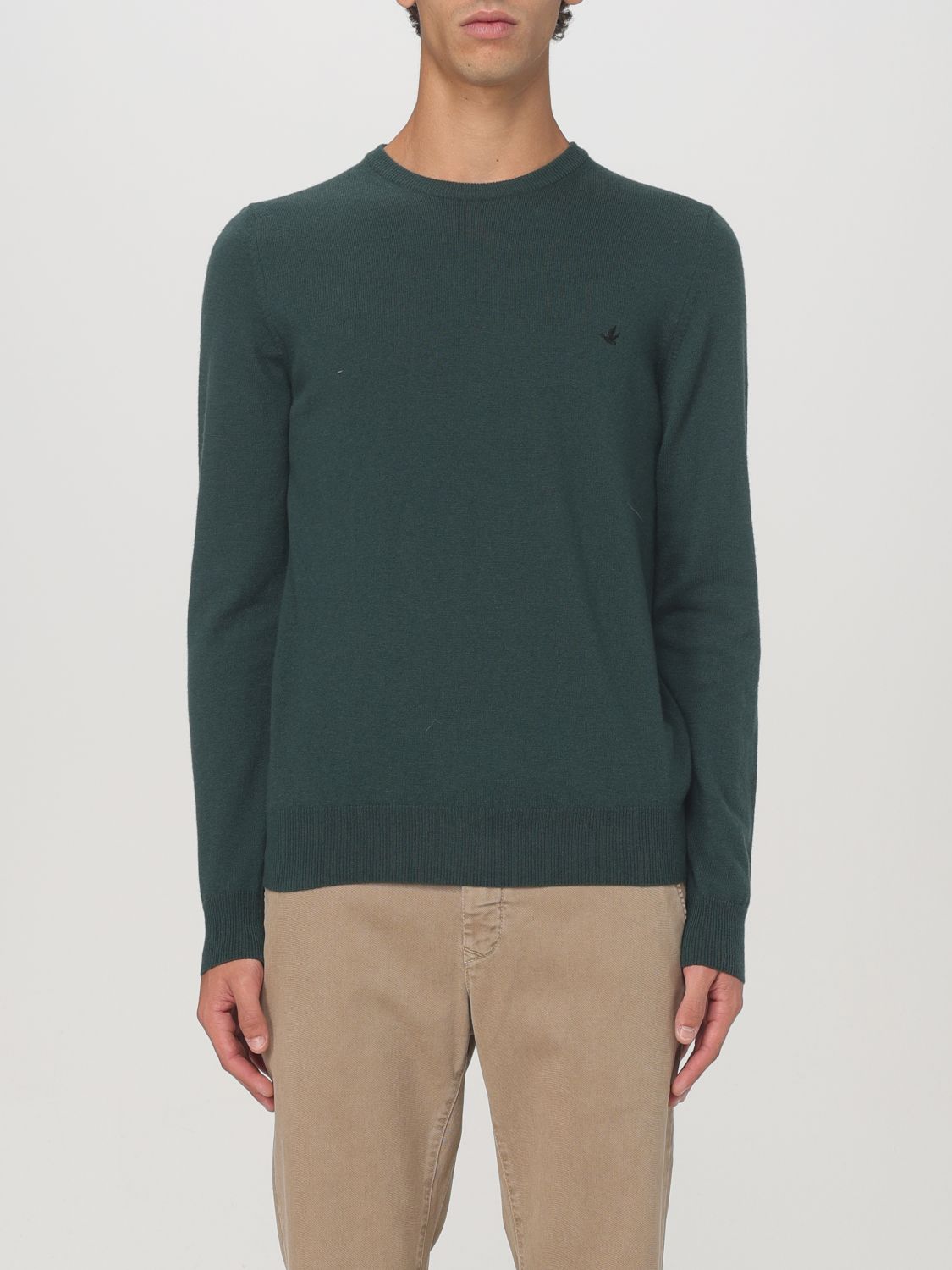 Shop Brooksfield Sweater  Men Color Green In Grün