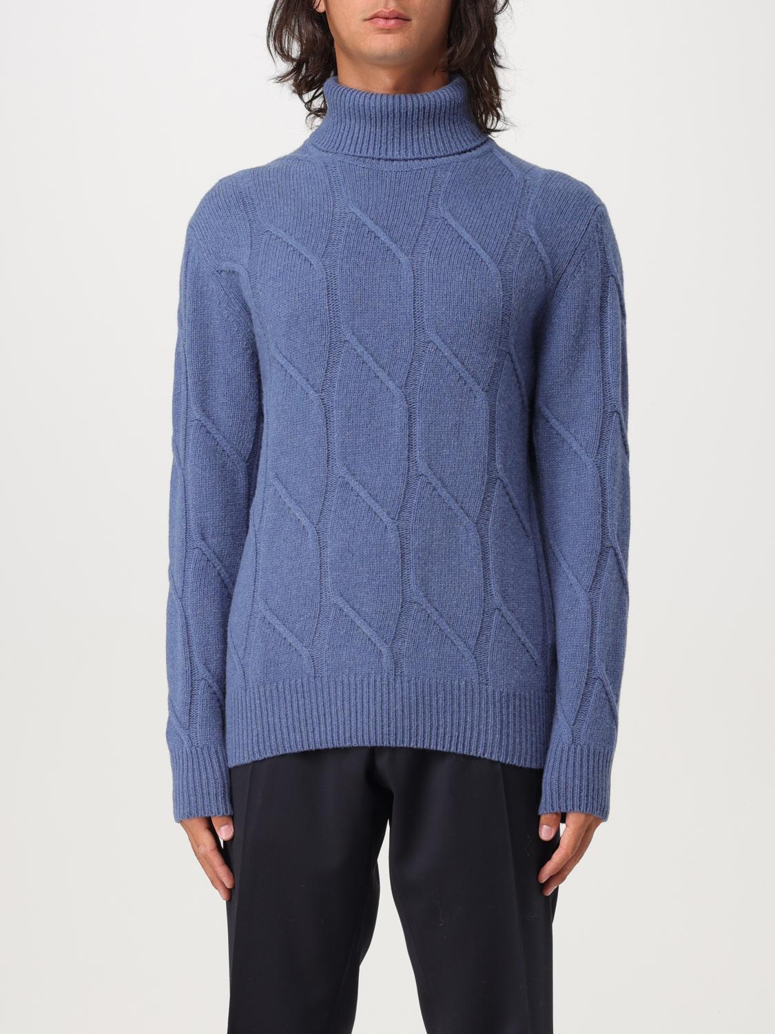 Shop Brooksfield Sweater  Men Color Gnawed Blue