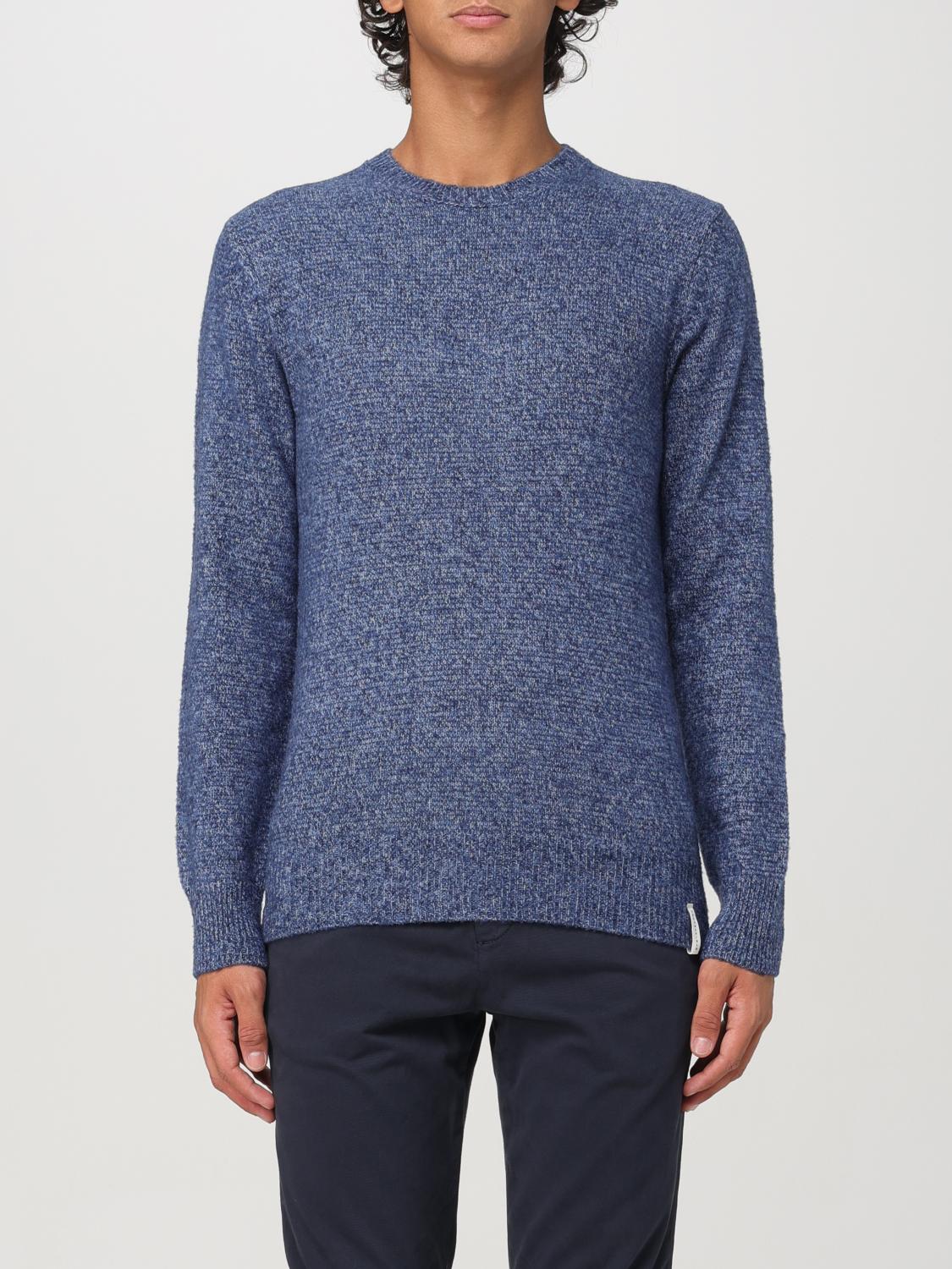 BROOKSFIELD SWEATER BROOKSFIELD MEN COLOR GNAWED BLUE 415271011