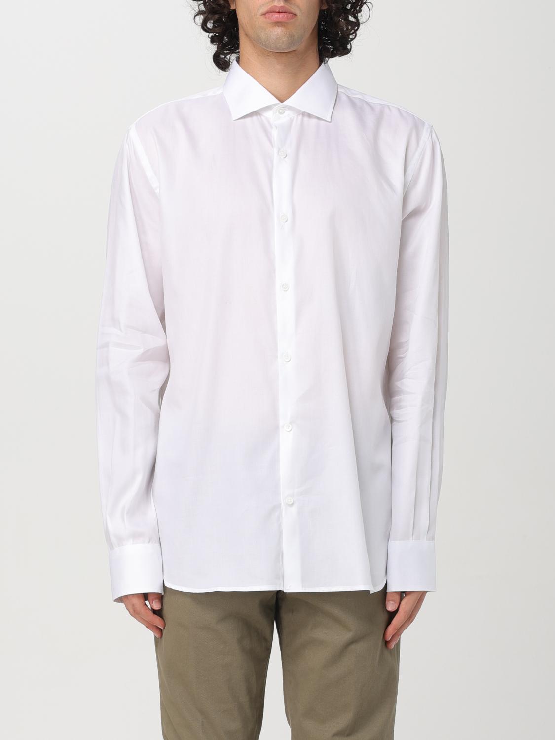 Shop Brooksfield Shirt  Men Color White In Weiss