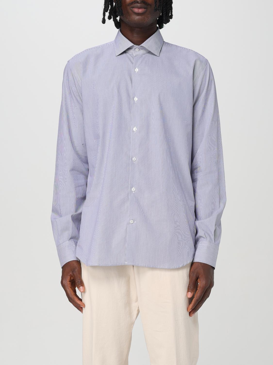 Shop Brooksfield Shirt  Men Color Blue In Blau