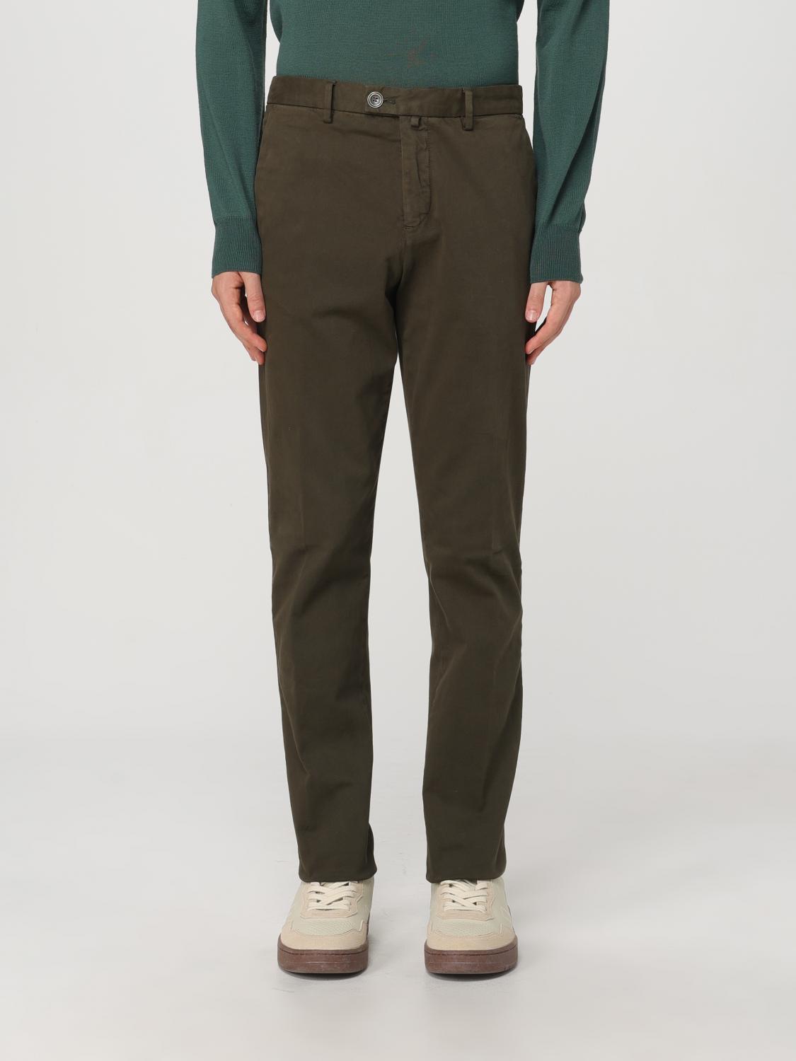 Shop Brooksfield Pants  Men Color Moss Green In Moosgrün