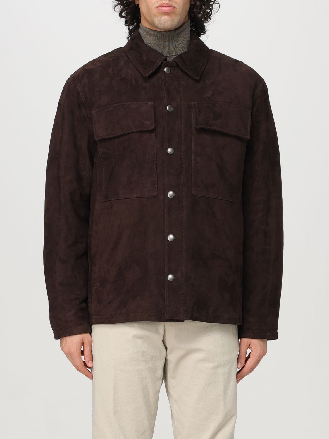 Shop Brooksfield Jacket  Men Color Brown In Braun