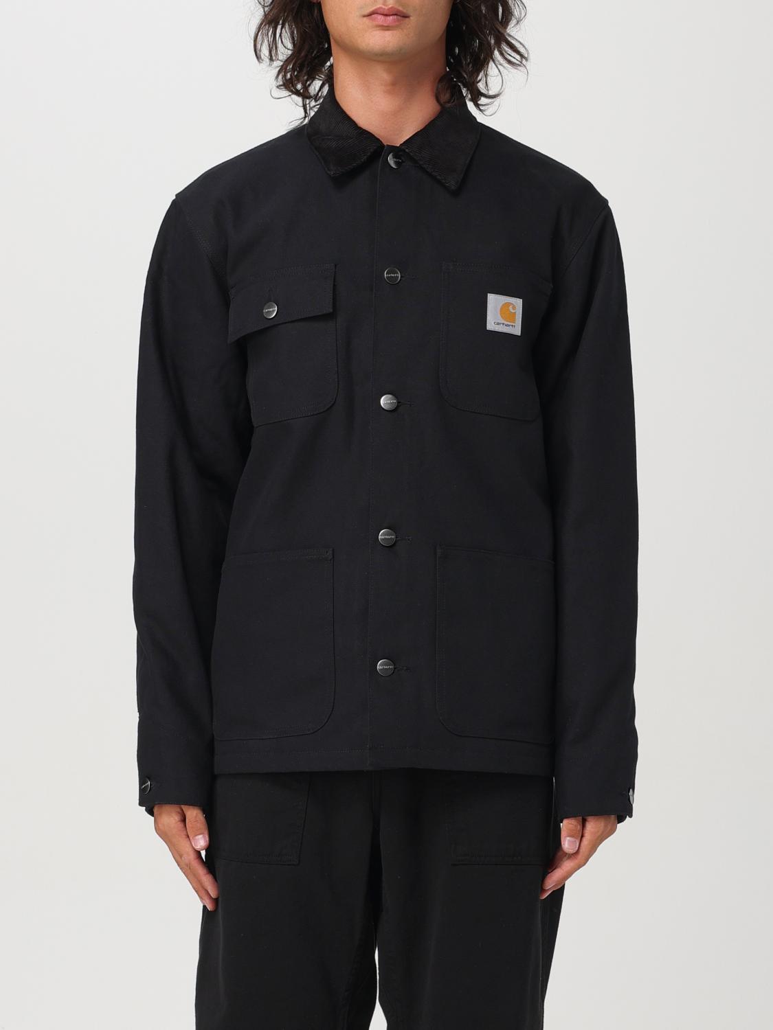 Shop Carhartt Jacket  Wip Men Color Black In Schwarz