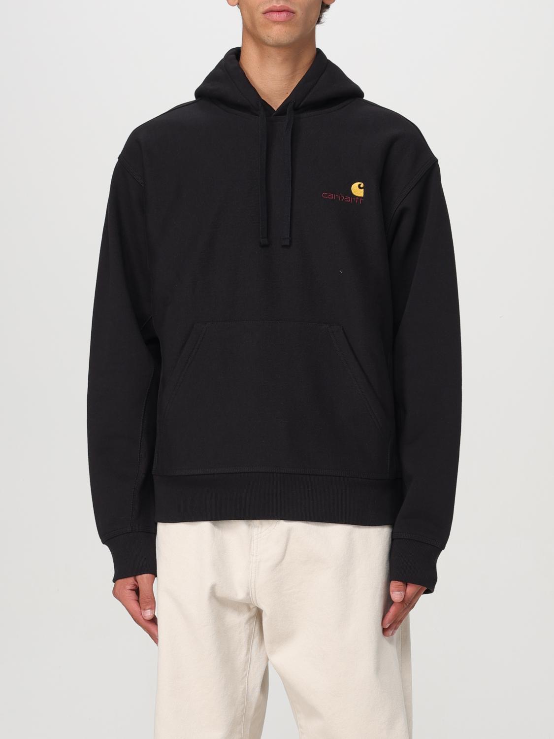 Shop Carhartt Sweatshirt  Wip Men Color Black In Schwarz