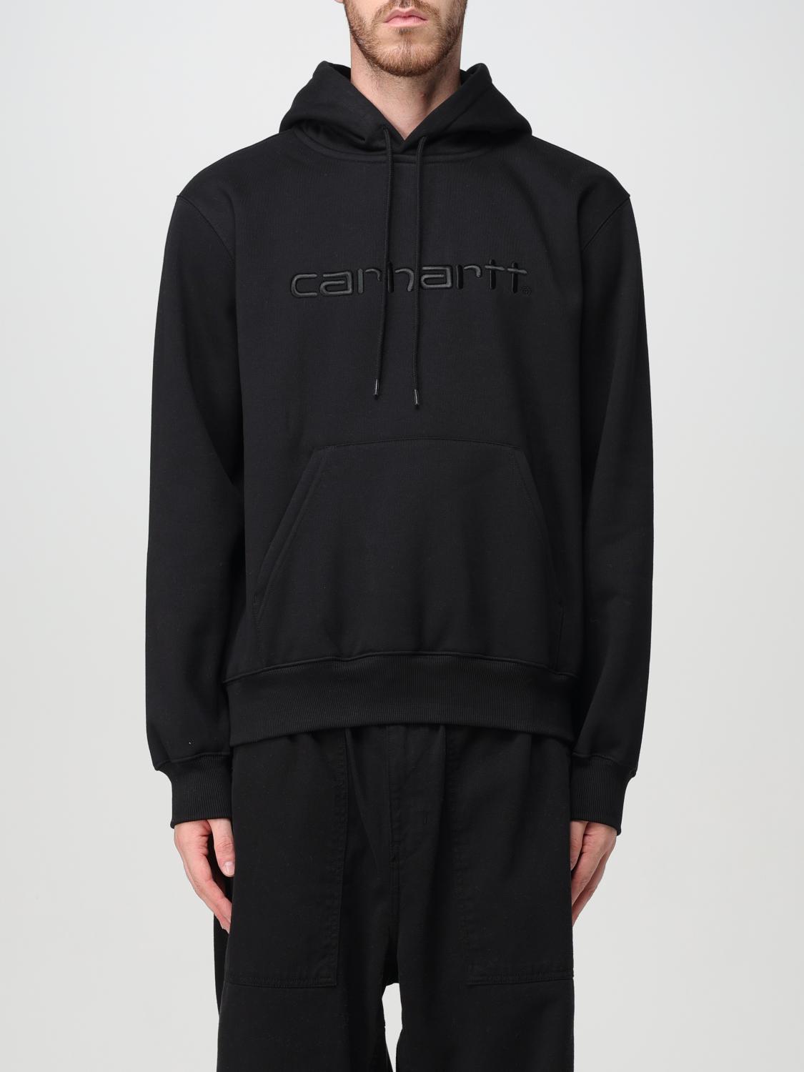 Shop Carhartt Sweatshirt  Wip Men Color Black In Schwarz