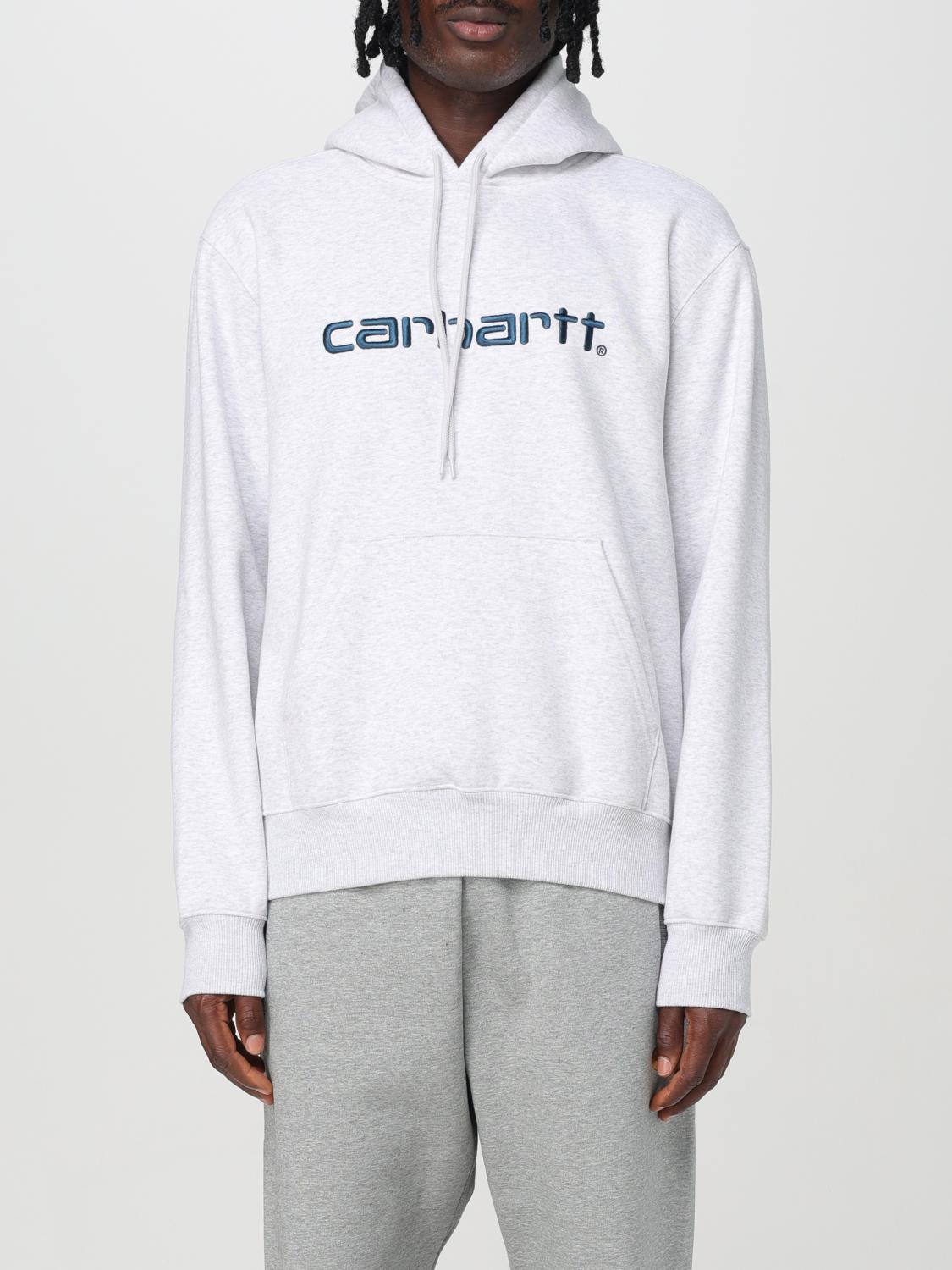 Shop Carhartt Sweatshirt  Wip Men Color Mouse Grey