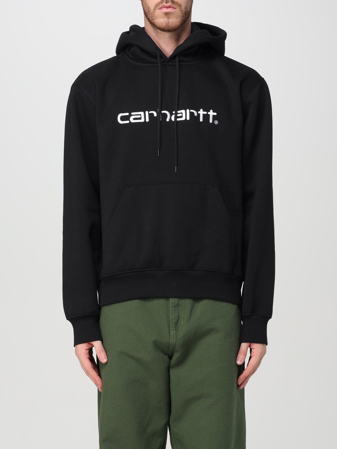 Shop Carhartt Sweatshirt  Wip Men Color Black 1 In Schwarz 1