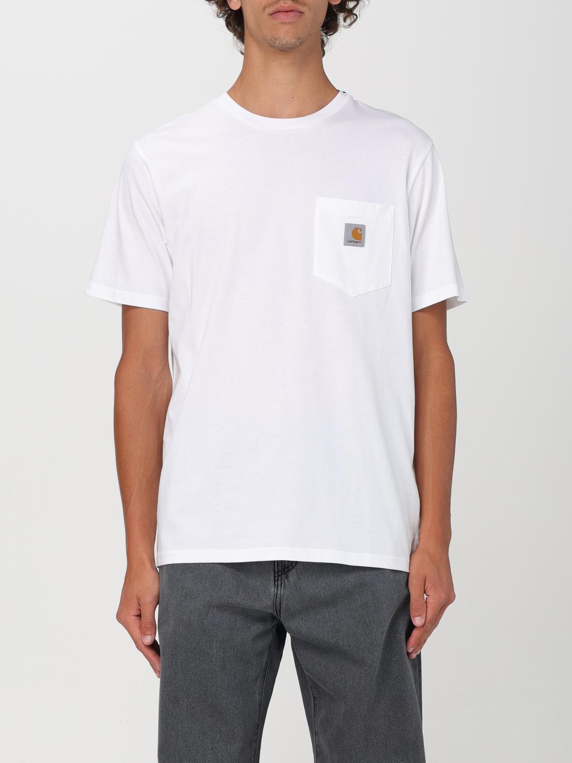 Shop Carhartt T-shirt  Wip Men Color White