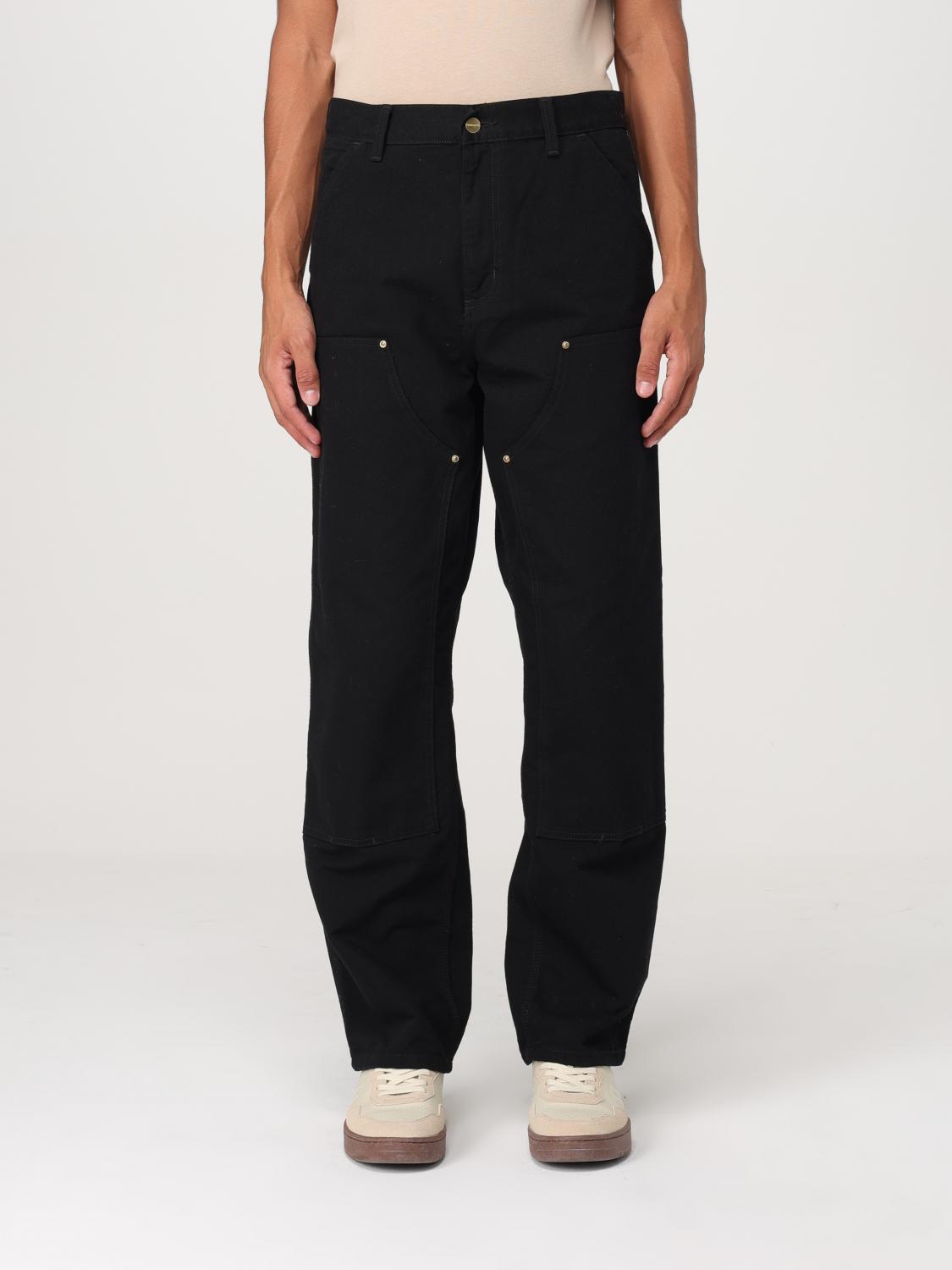 Shop Carhartt Pants  Wip Men Color Black In Schwarz