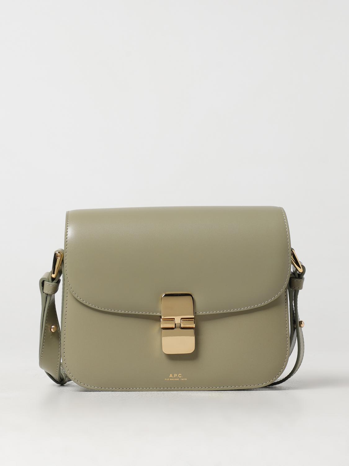 Apc Shoulder Bag A. P.c. Woman Color Charcoal In Charcoal