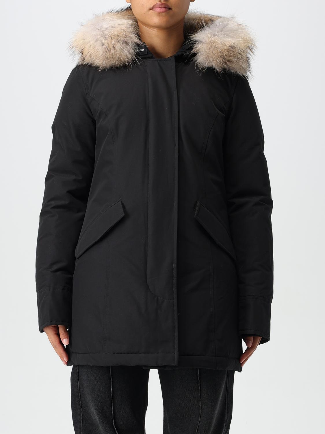Woolrich Parka Arctic Con Pelliccia Removibile Nero In Schwarz
