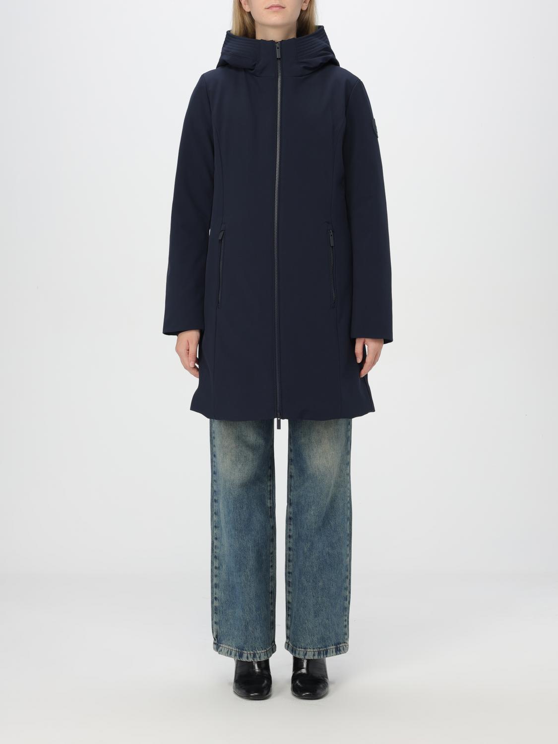 Woolrich Jacket Woman Color Navy In Navy