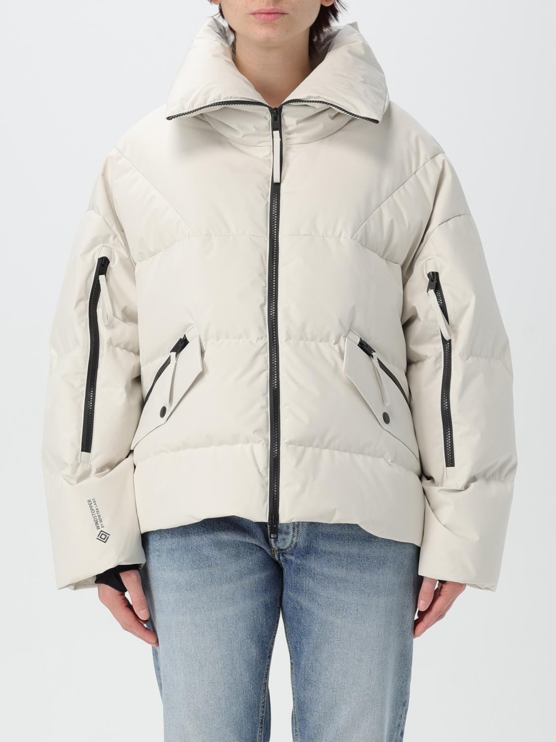 Woolrich Down Jacket In Windstopper Gore-tex In Cream