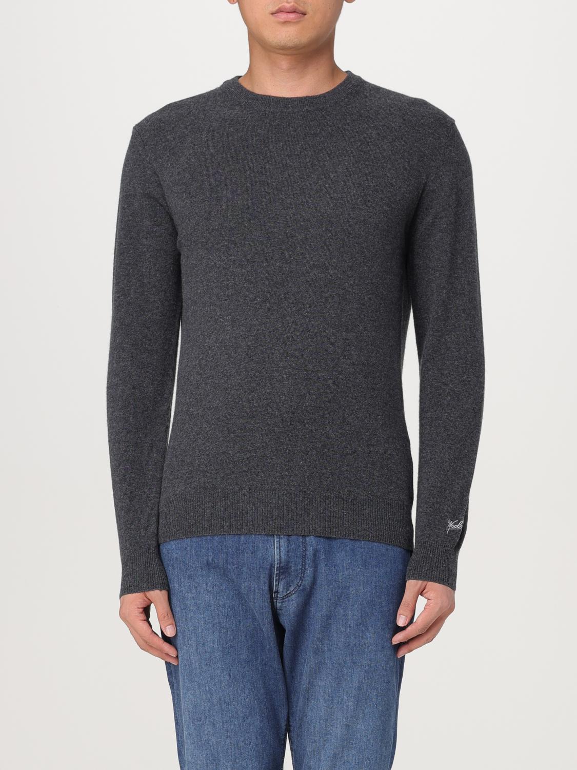 Shop Woolrich Sweater  Men Color Charcoal