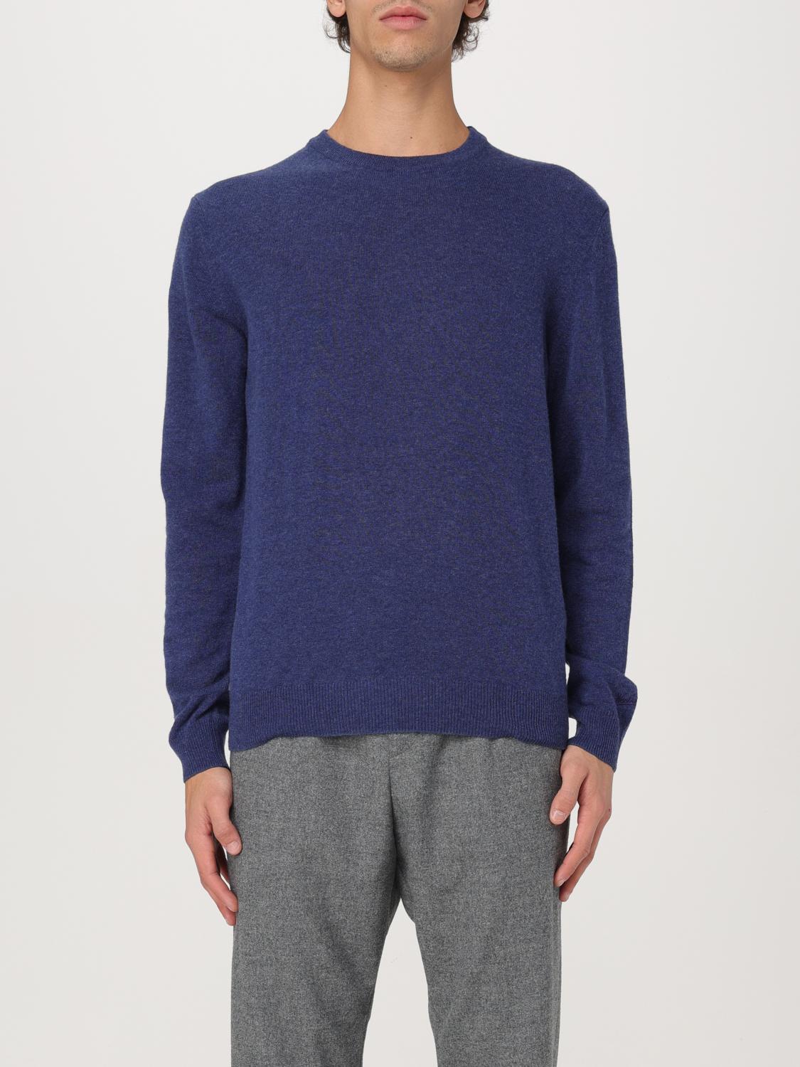 Woolrich Crew-neck Wool Sweater In Blue