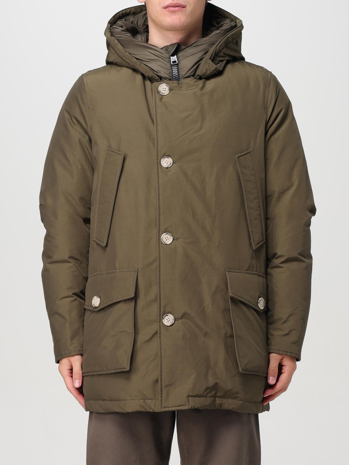 Woolrich Jacket  Men Color Green In Grün