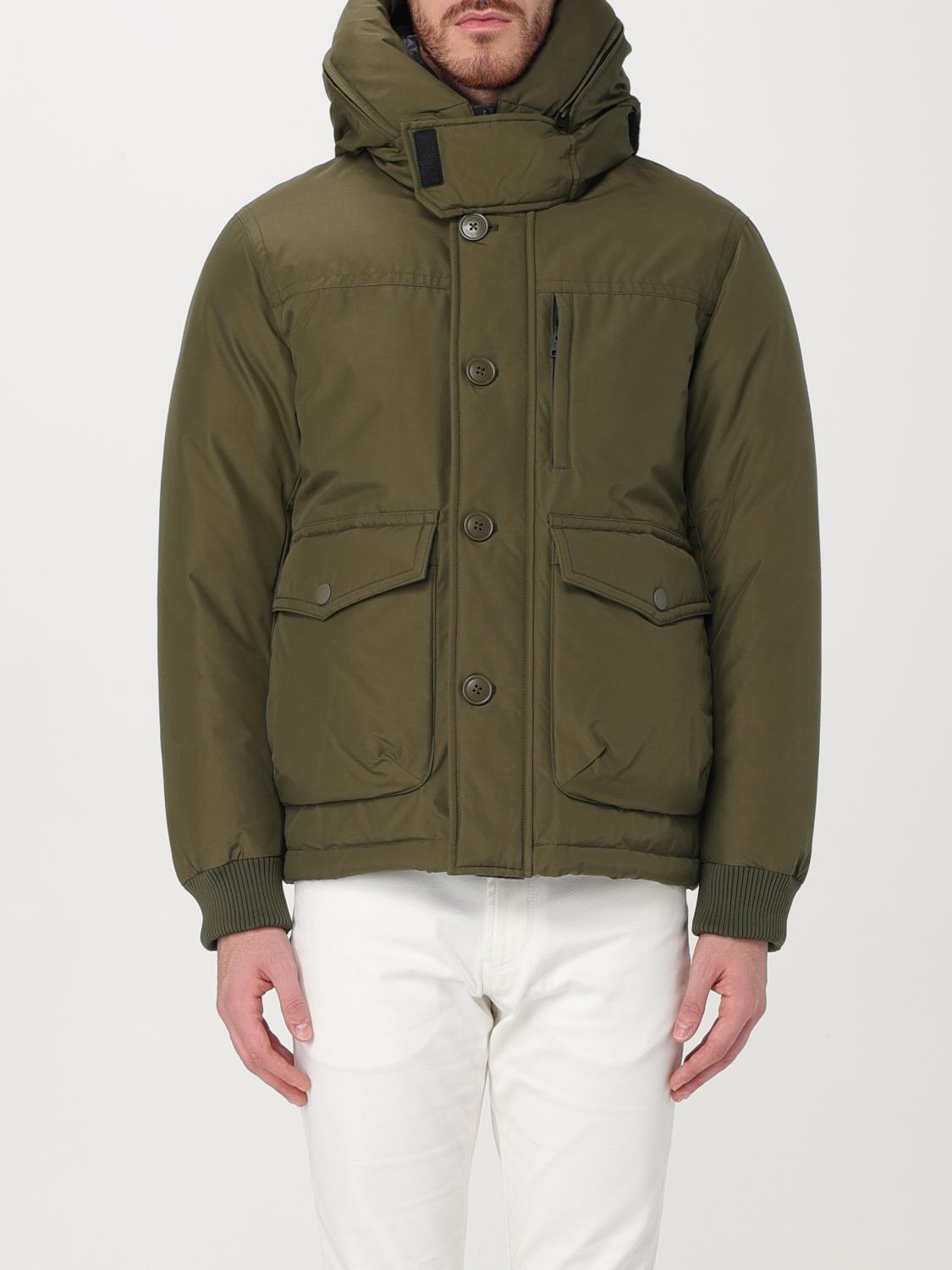 Woolrich Jacket Men Color Green In Grün