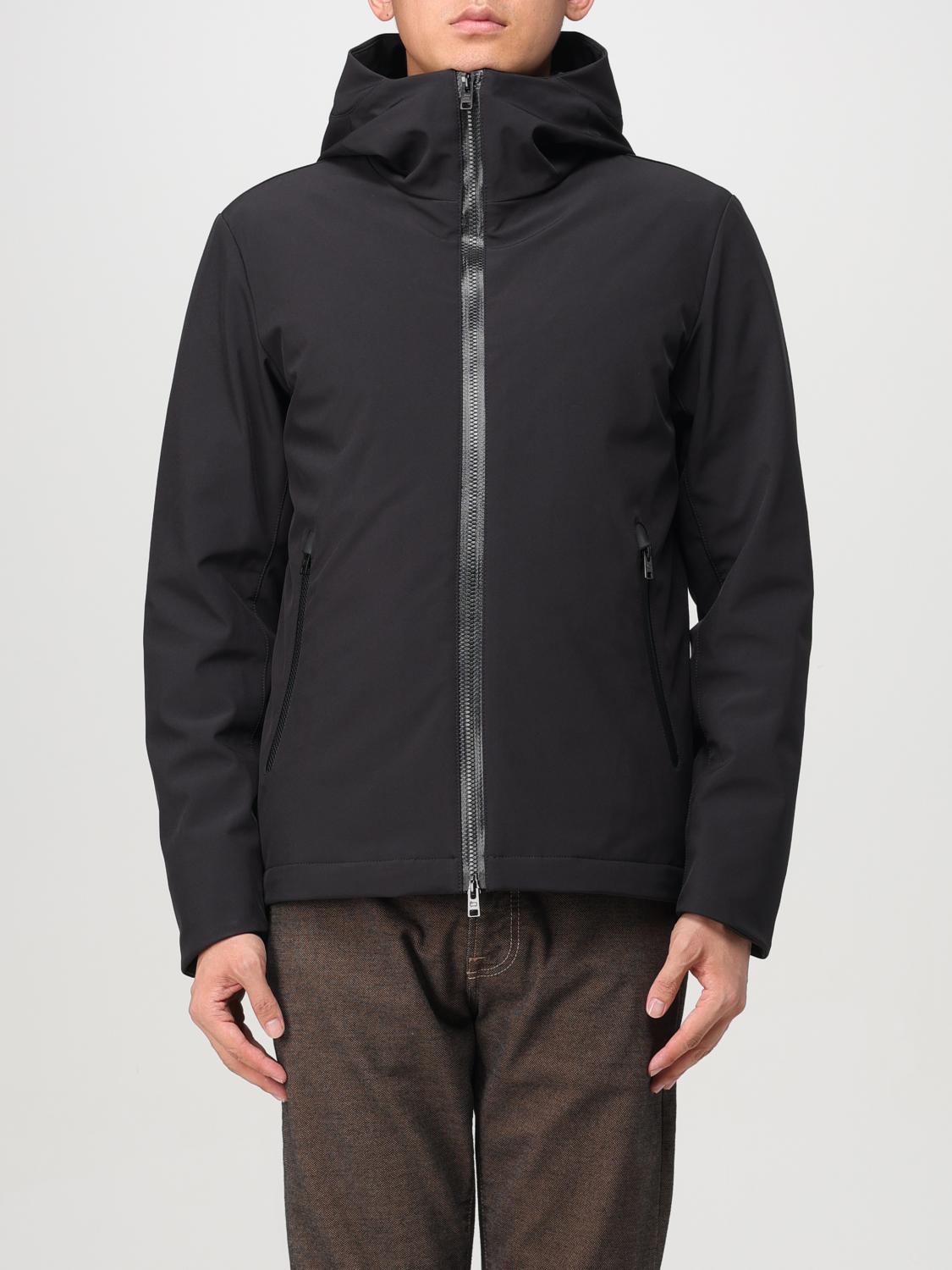 Shop Woolrich Jacket  Men Color Black In Schwarz