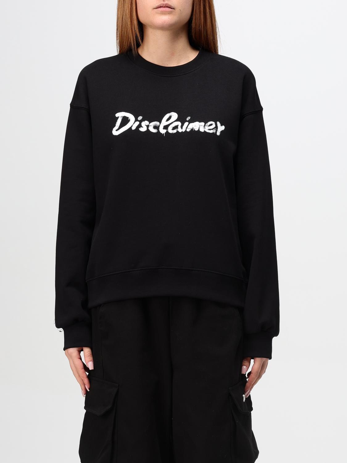 Shop Disclaimer Sweatshirt  Woman Color Black In Schwarz