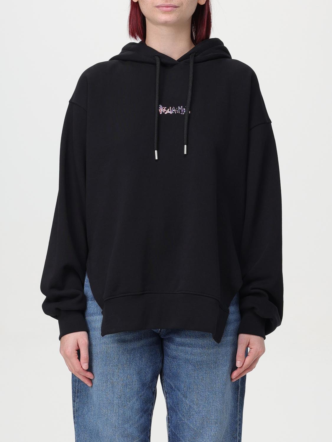 Shop Disclaimer Sweatshirt  Woman Color Black In Schwarz