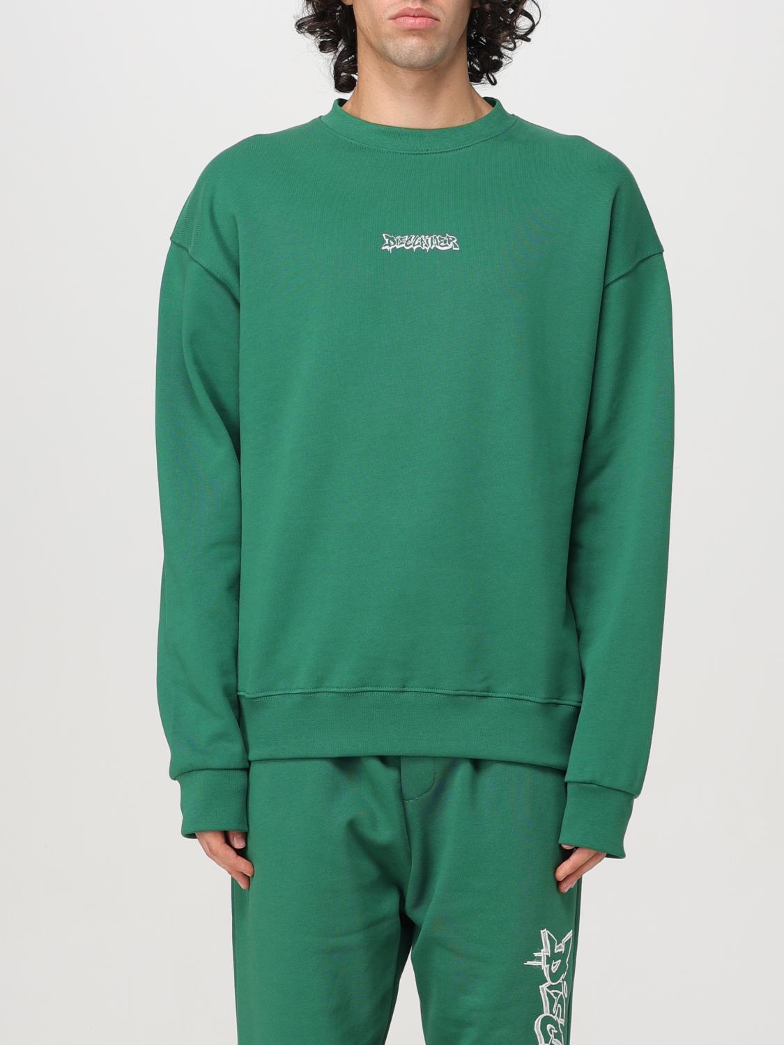 Shop Disclaimer Sweatshirt  Men Color Green In Grün