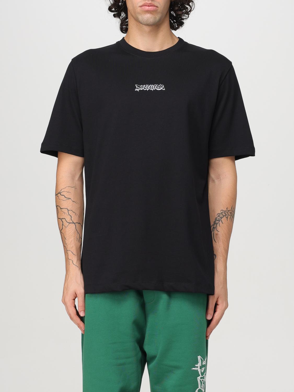 Shop Disclaimer T-shirt  Men Color Black In Schwarz