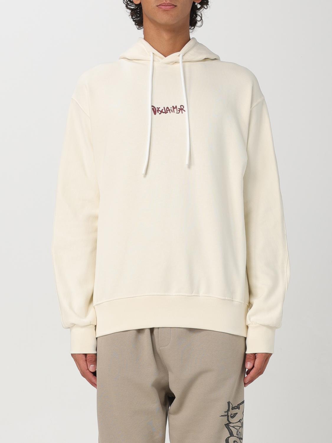 Shop Disclaimer Sweatshirt  Men Color Yellow Cream