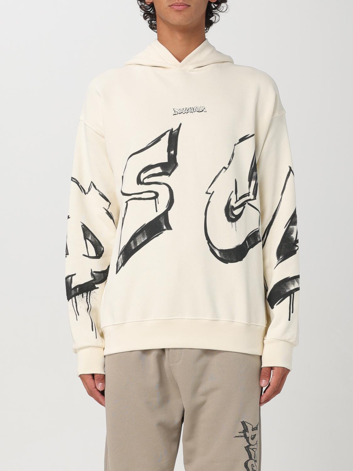 Shop Disclaimer Sweatshirt  Men Color Yellow Cream