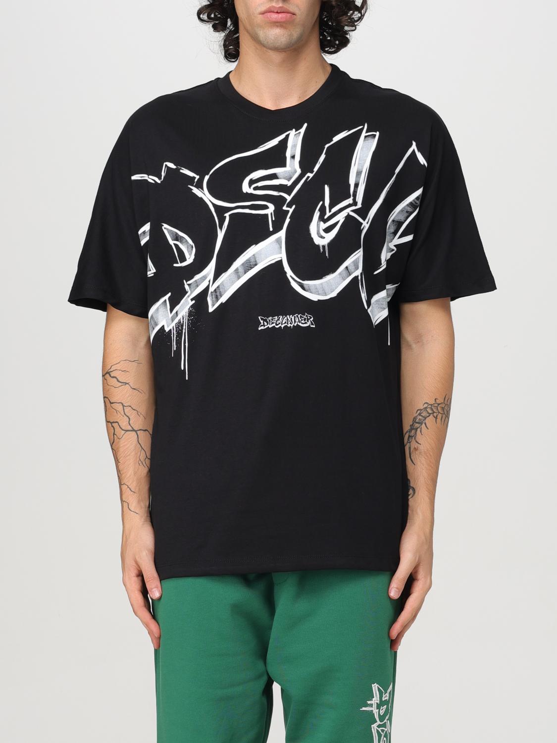 Shop Disclaimer T-shirt  Men Color Black In Schwarz