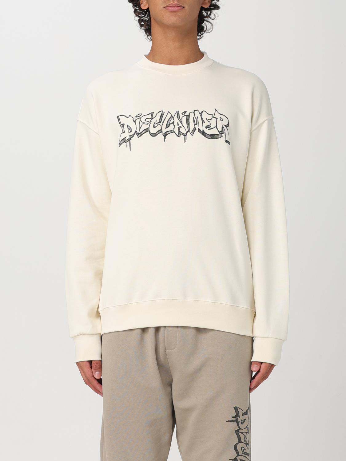 Shop Disclaimer Sweatshirt  Men Color Yellow Cream