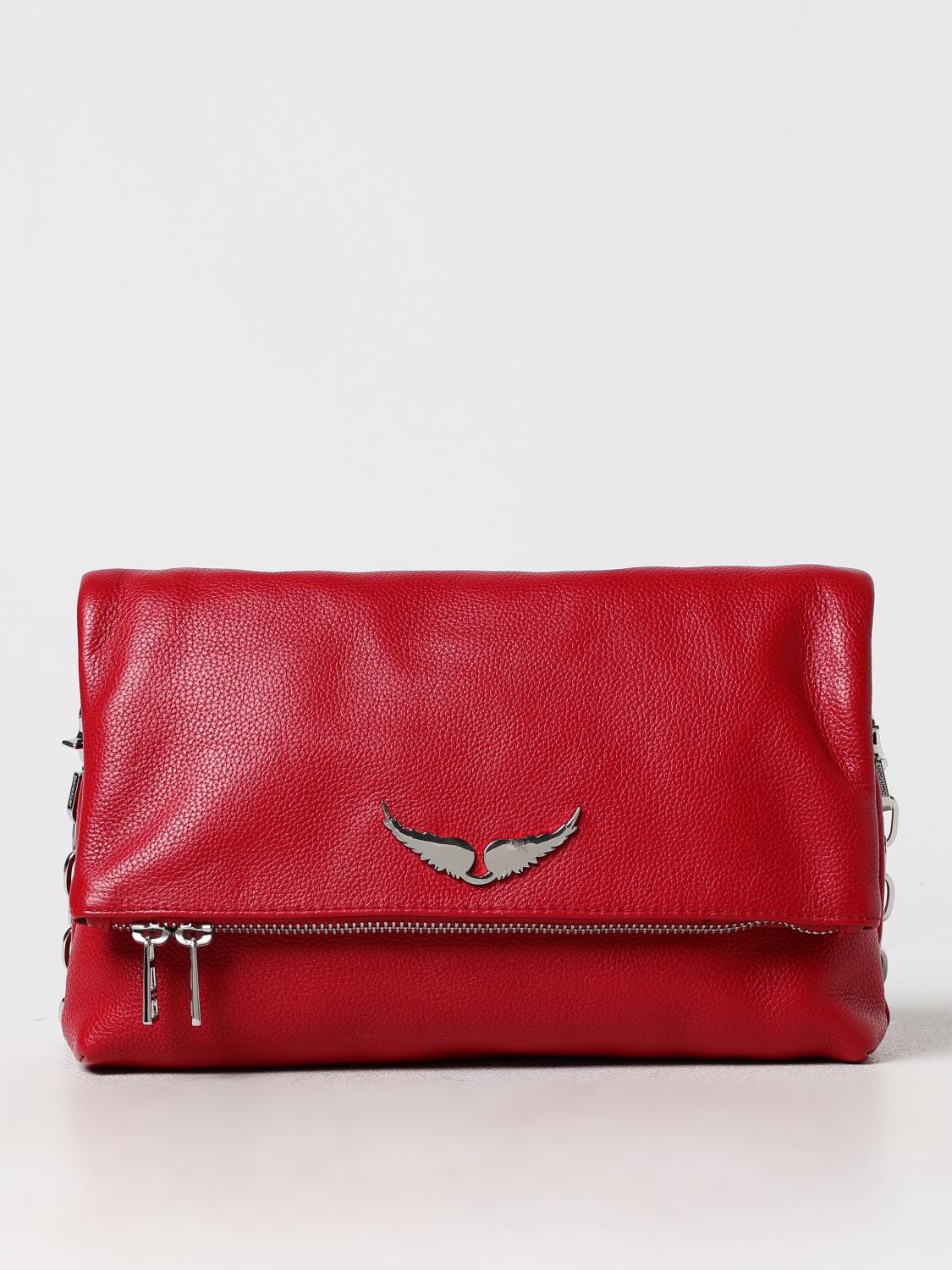 ZADIG & VOLTAIRE SHOULDER BAG ZADIG & VOLTAIRE WOMAN COLOR RED 415862014