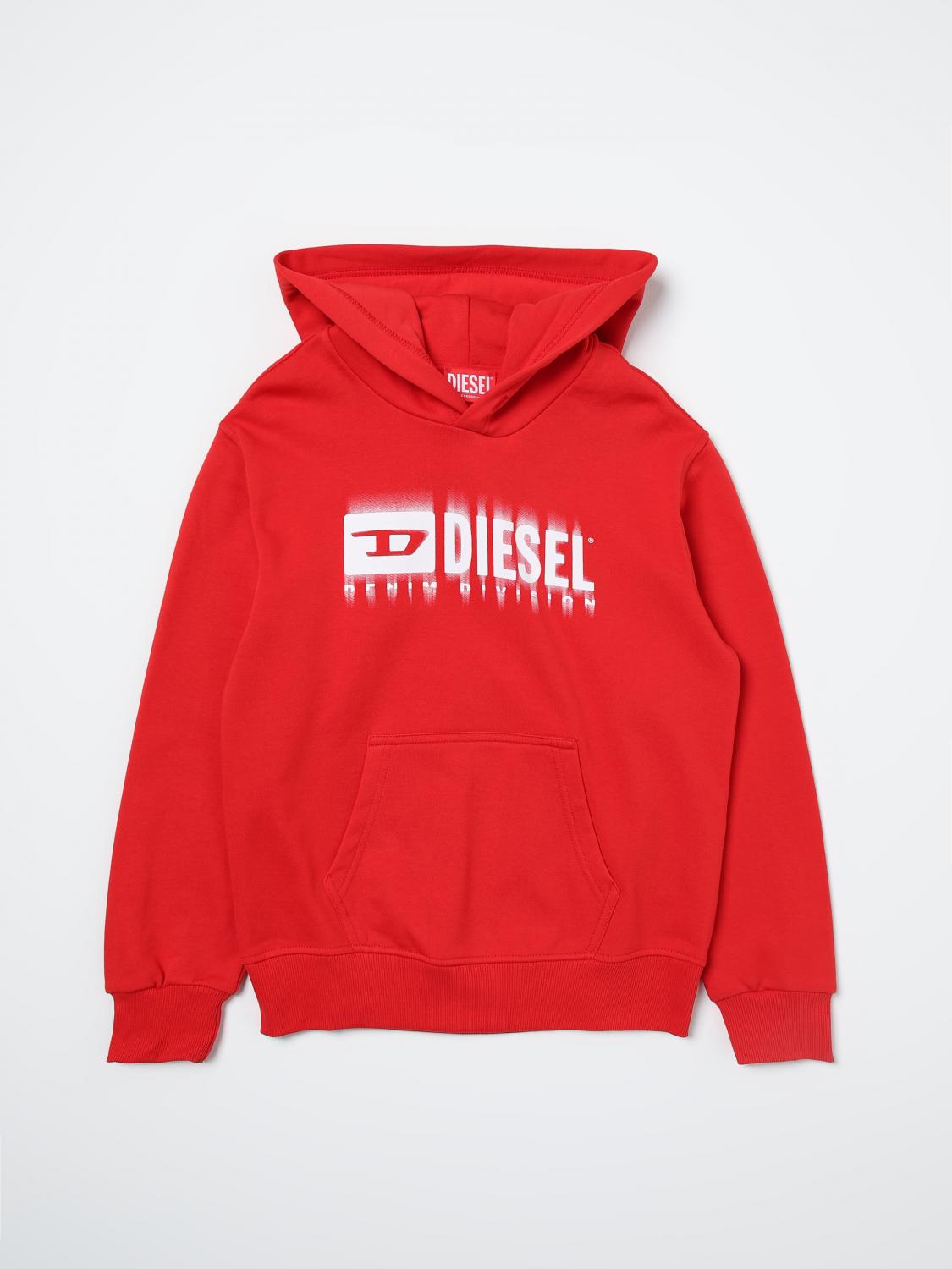 Shop Diesel Sweater  Kids Color Red In 红色