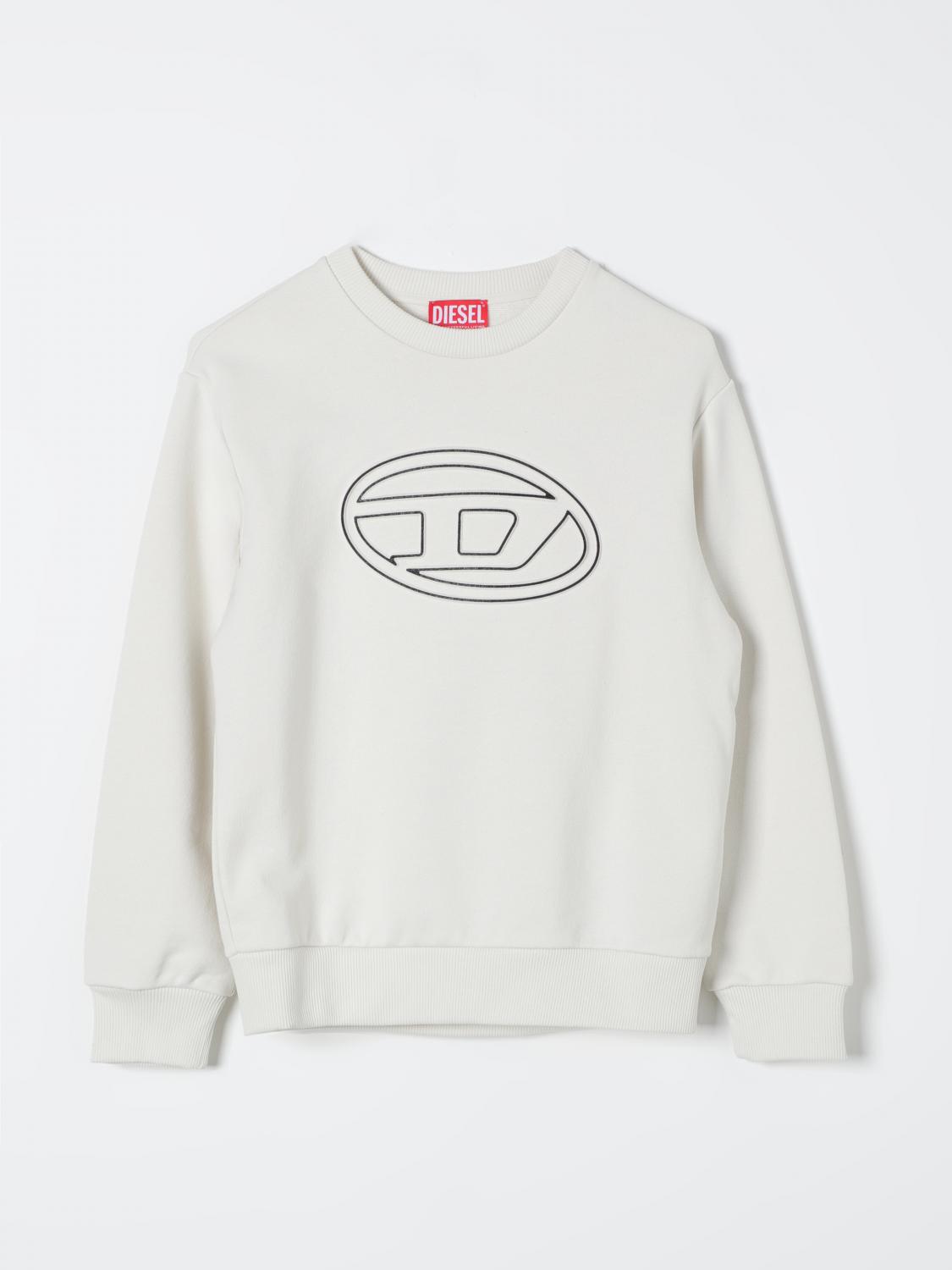 Shop Diesel Sweater  Kids Color Milk In 奶白色