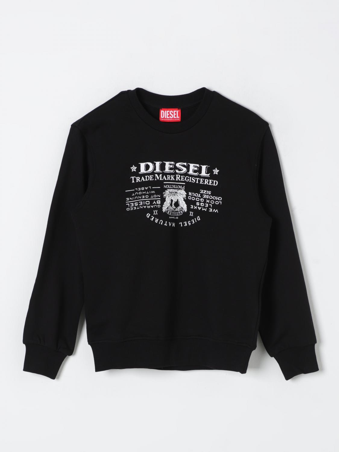 Shop Diesel Sweater  Kids Color Black In Schwarz