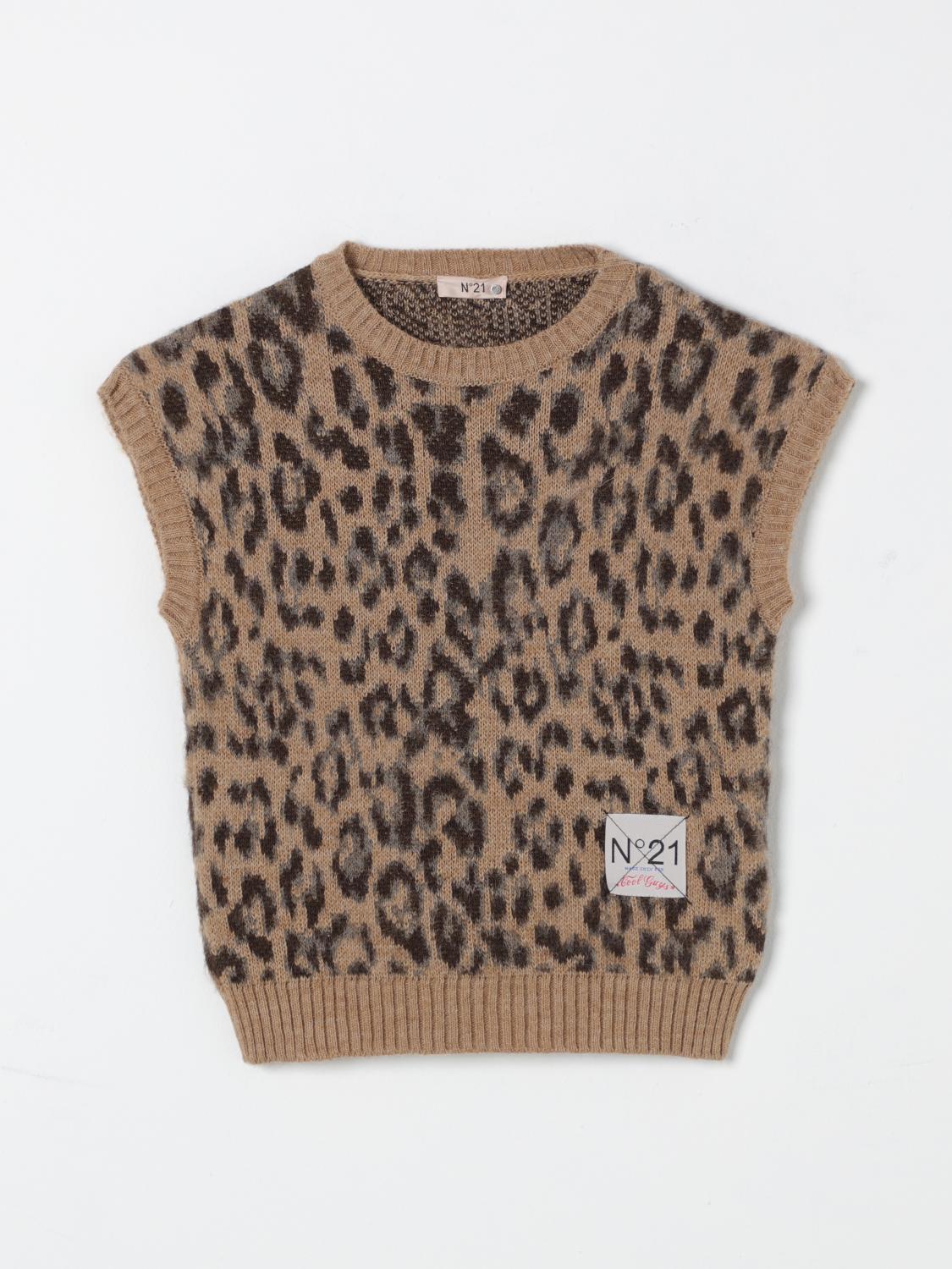 Shop N°21 Sweater N° 21 Kids Color Beige