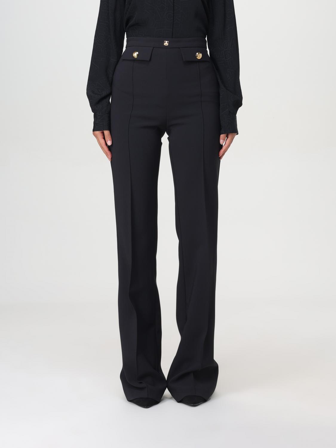 Elisabetta Franchi Pants Woman Color Black In Schwarz