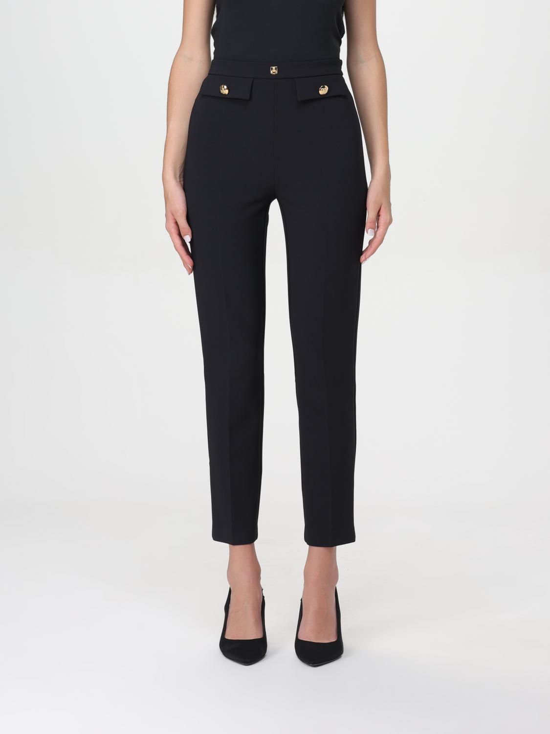 Shop Elisabetta Franchi Pants  Woman Color Black