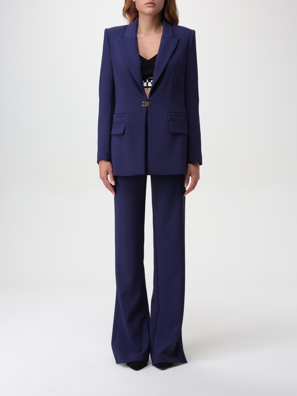 Elisabetta Franchi Suit  Woman Color Blue In Blau