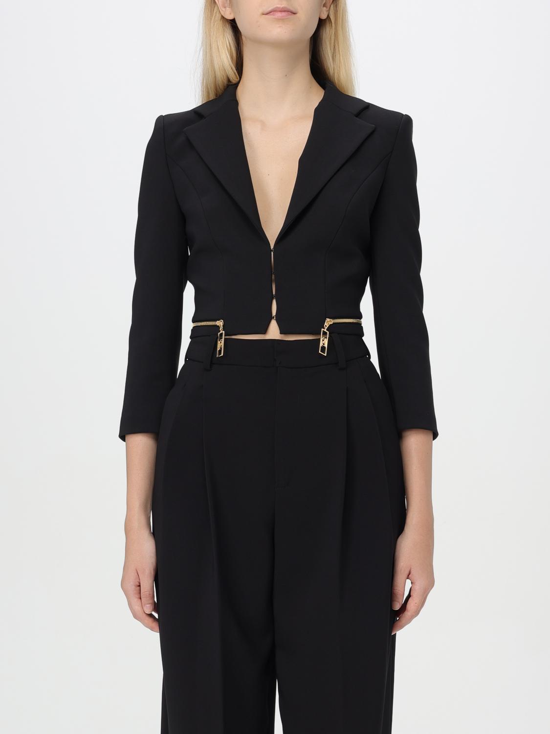 Shop Elisabetta Franchi Blazer  Woman Color Black